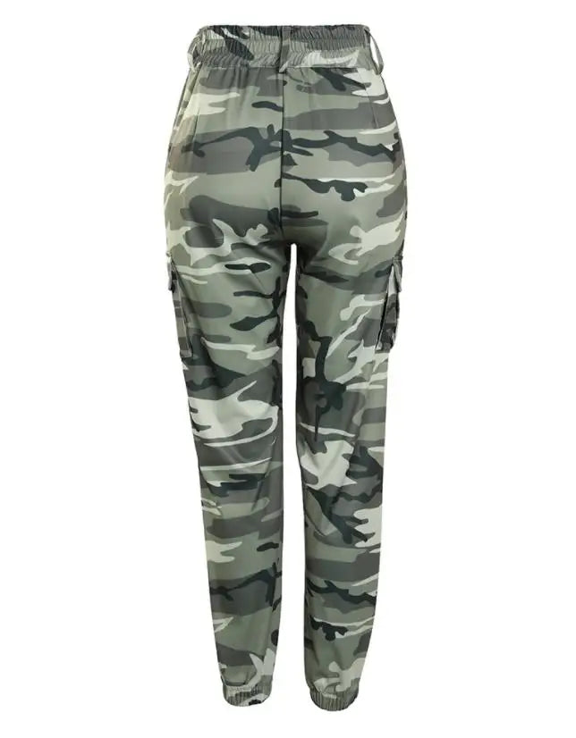 Calça Feminina Cargo Camuflada Cardumi REF 075