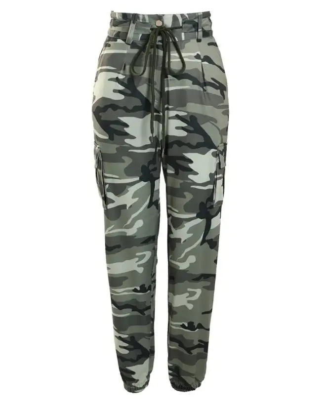 Calça Feminina Cargo Camuflada Cardumi REF 075