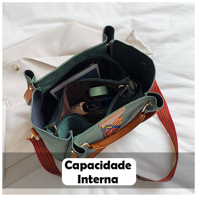 Bolsa Feminina Luxury Bag - Kit 2 Peças