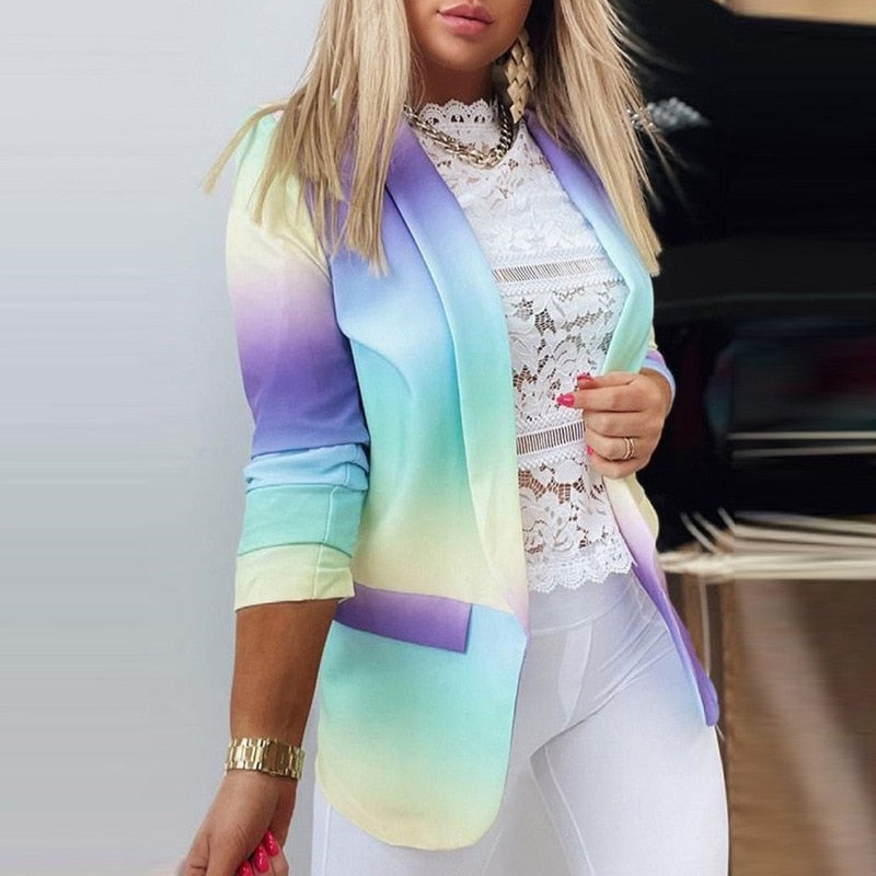 Blazer Feminino Colorful Jack