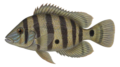 Illustration of Acará-amarelo