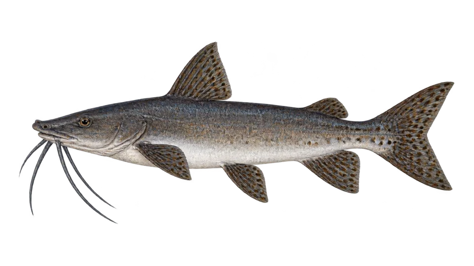 Scientific illustration of Flapnose sea catfish