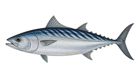 Illustration of Pacific bonito