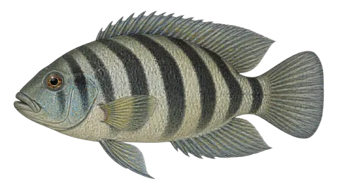 Illustration of Curve-bar cichlid
