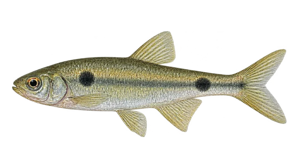 Scientific illustration of Twospot lebiasina