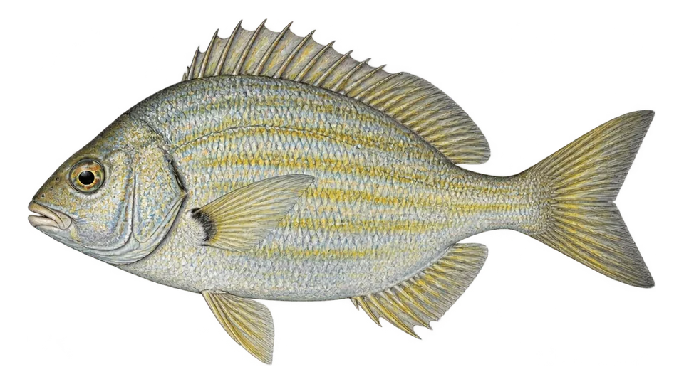 Ilustración científica de Chopa espina