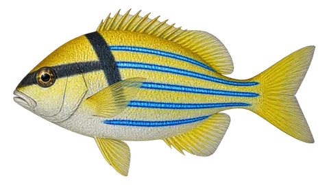 Illustration of Panama porkfish