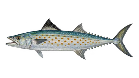 Illustration of Atlantic Spanish mackerel