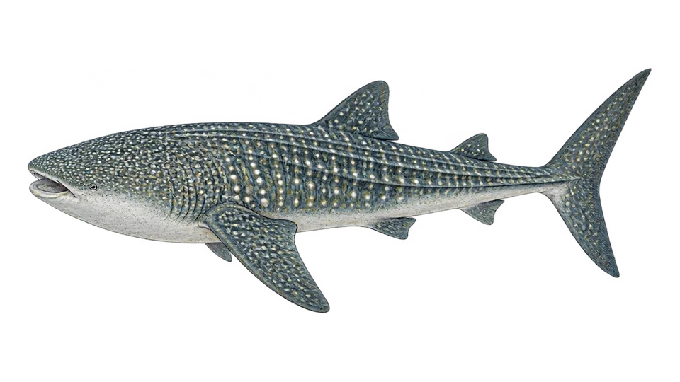 Scientific illustration of Whale shark